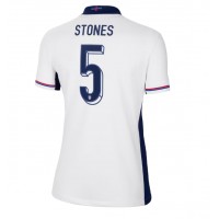 Camiseta Inglaterra John Stones #5 Primera Equipación para mujer Eurocopa 2024 manga corta